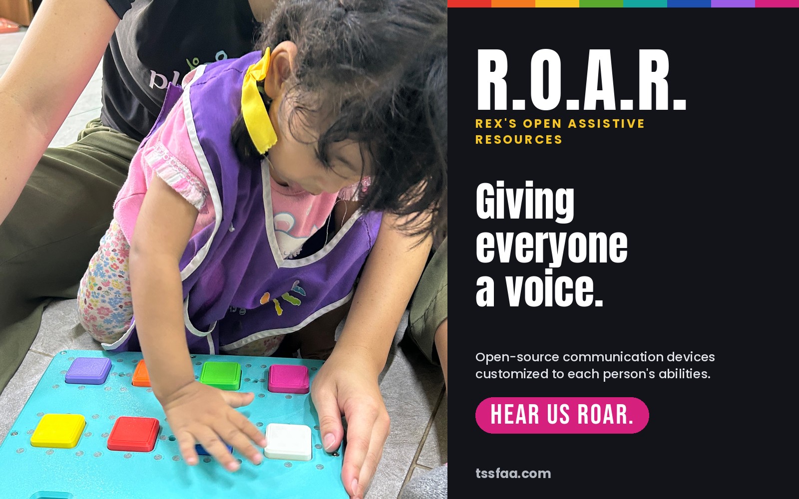 R.O.A.R. &mdash; giving everyone a voice