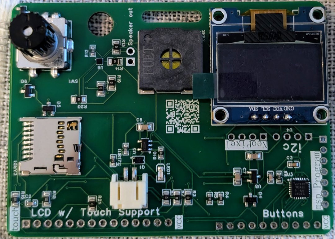 V2 MVP board — OLED, pin mux, breakout headers, microSD, small speaker